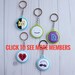 Dream SMP Keychain, Dsmp Key rings, Minecraft backpack tags, Mcyt Merch, Tommyinnit, Ranboo, Karl, Quackity, Philza, Minecraft Youtuber