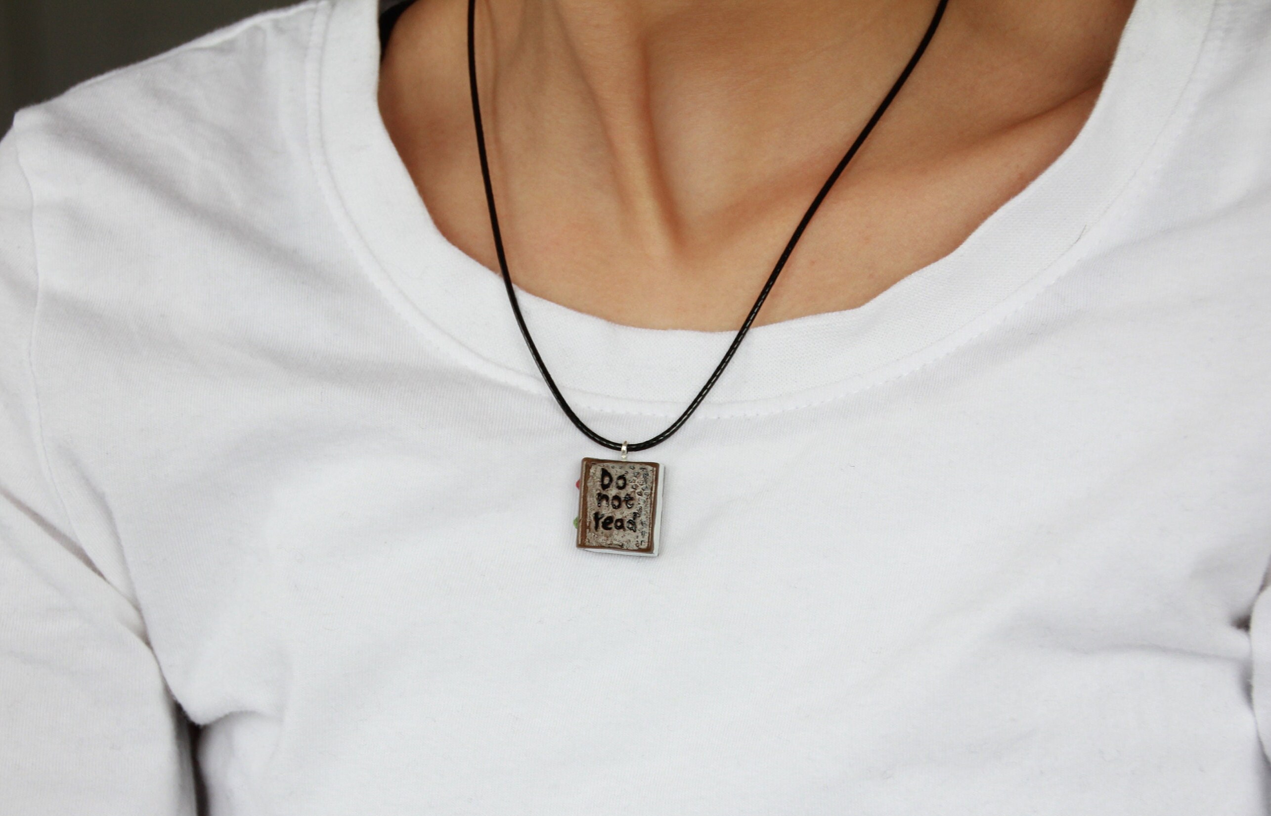 Dsmp Ranboo Memory Book Necklace do Not Read Etsy Canada