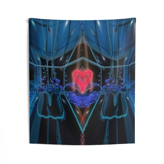Hanging On Love Tapestry, Heart
