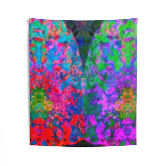 Psychedelic Kiss Tapestry