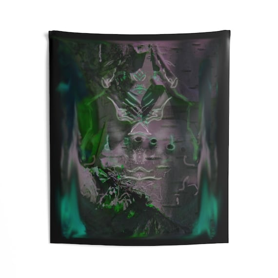 Temple Trip Abstract Tapestry