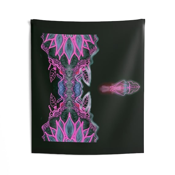 Bohemian Indoor Wall Tapestry, Colorful Home Decor, Mandala Wall Art, Festival Decor, Vibrant Tapestry for Living Room