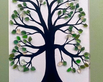 『Wish-fulfilling apple tree.*』シーグラスアート Wish-fulfilling apple tree.*』シーグラスアート ずっと気に