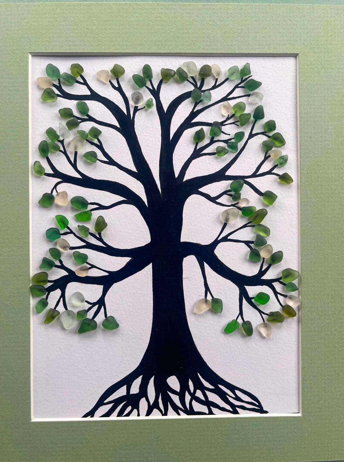 『Wish-fulfilling apple tree.*』シーグラスアート Wish-fulfilling apple tree.*』シーグラスアート A Captivating