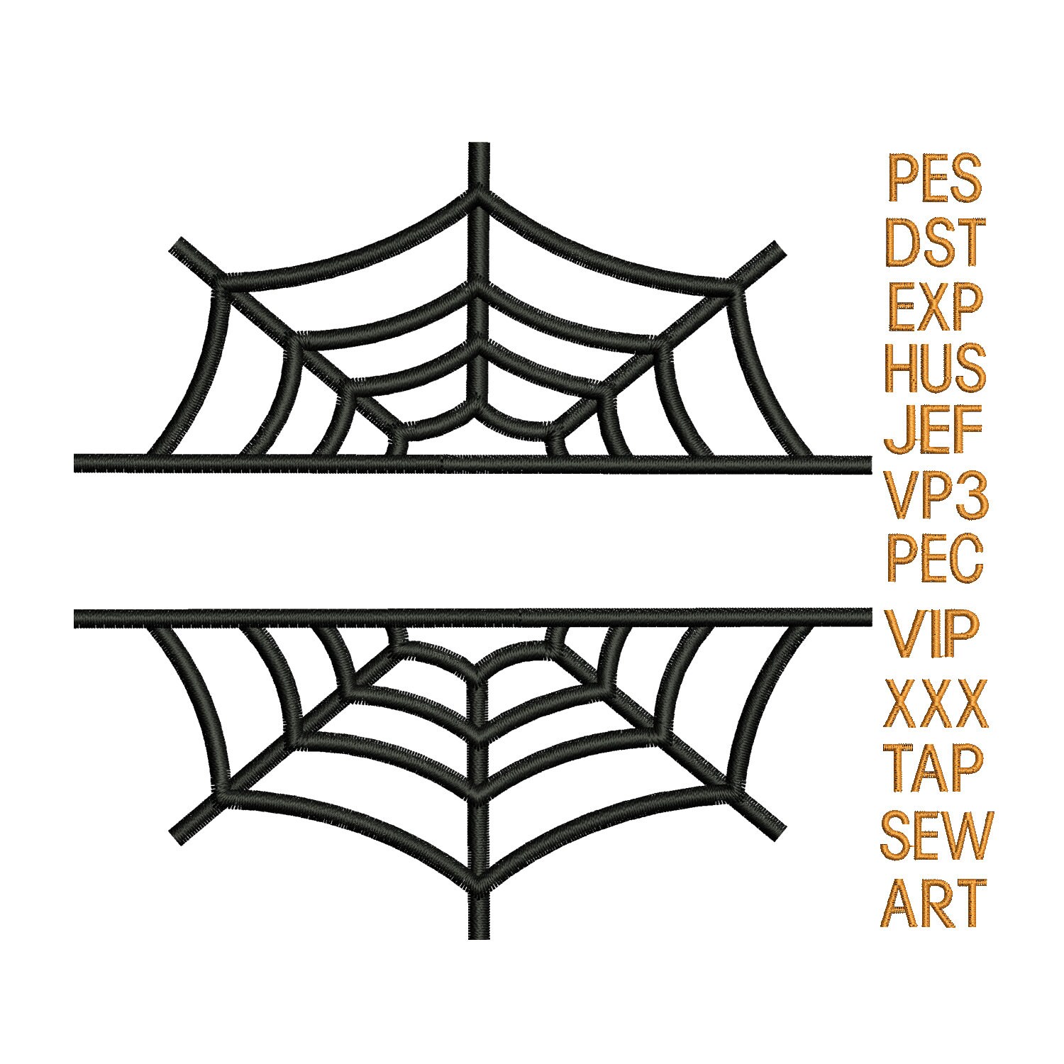 Spider web embroidery design halloween embroidery machine  etsy Spider web embroidery design halloween embroidery machine  etsy