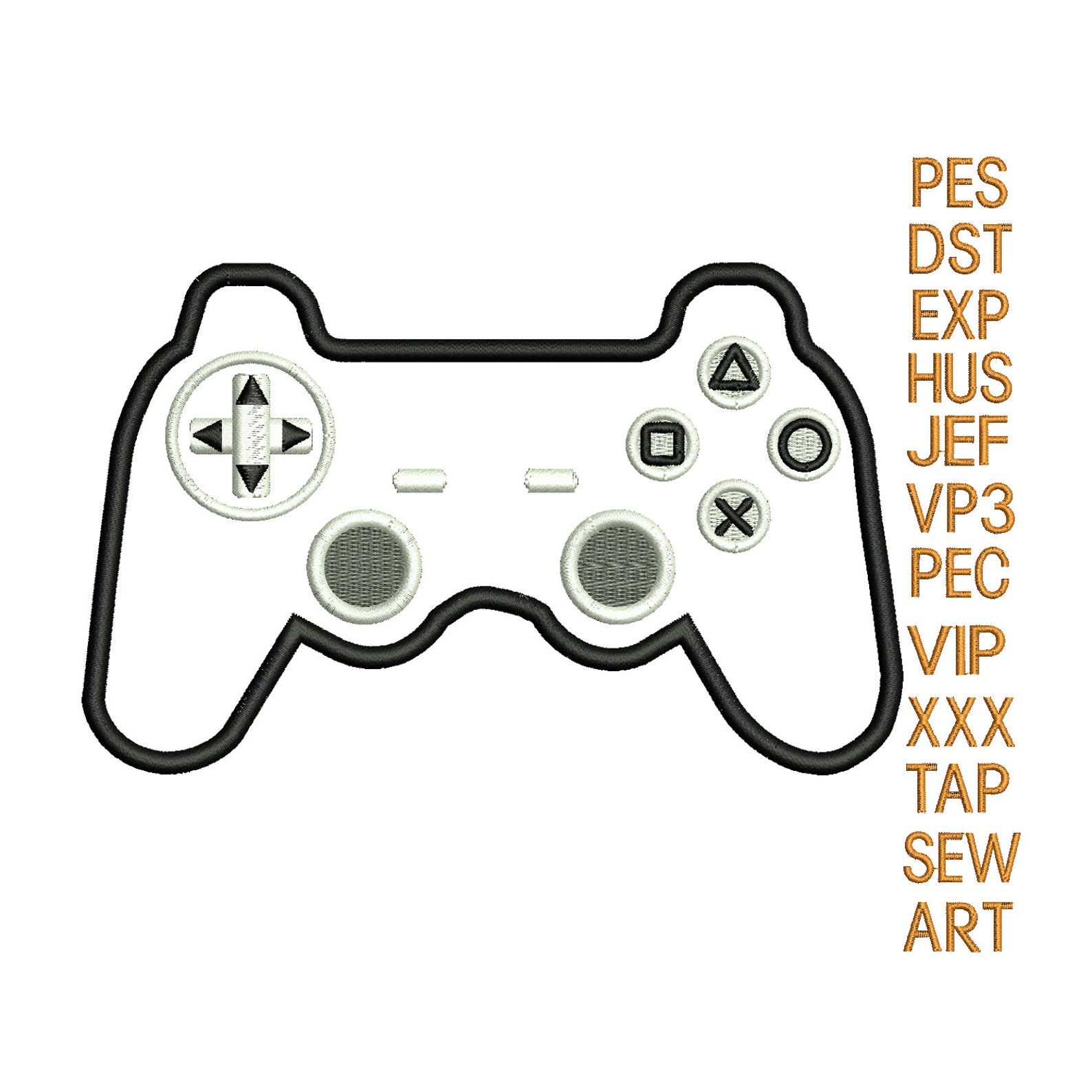 Video game applique embroidery designVideo game embroidery Etsy