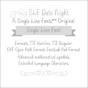 Lightburn Schriftart - Laser Schriftart - Sketch Pen Schriftart - Starcraft Solo Schriftart - Gravur Schriftart - Cricut Schriftart - Schriftarten für Glowforge - SLF Date Night