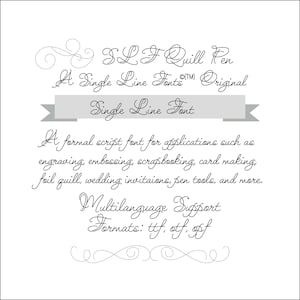 Fontes de linha única Fonte de caneta de esboço - Fonte de casamento - Fonte de caneta de pena - Fonte de ferramenta de caneta - Fonte para Silhouette Cameo - Caneta de pena SLf