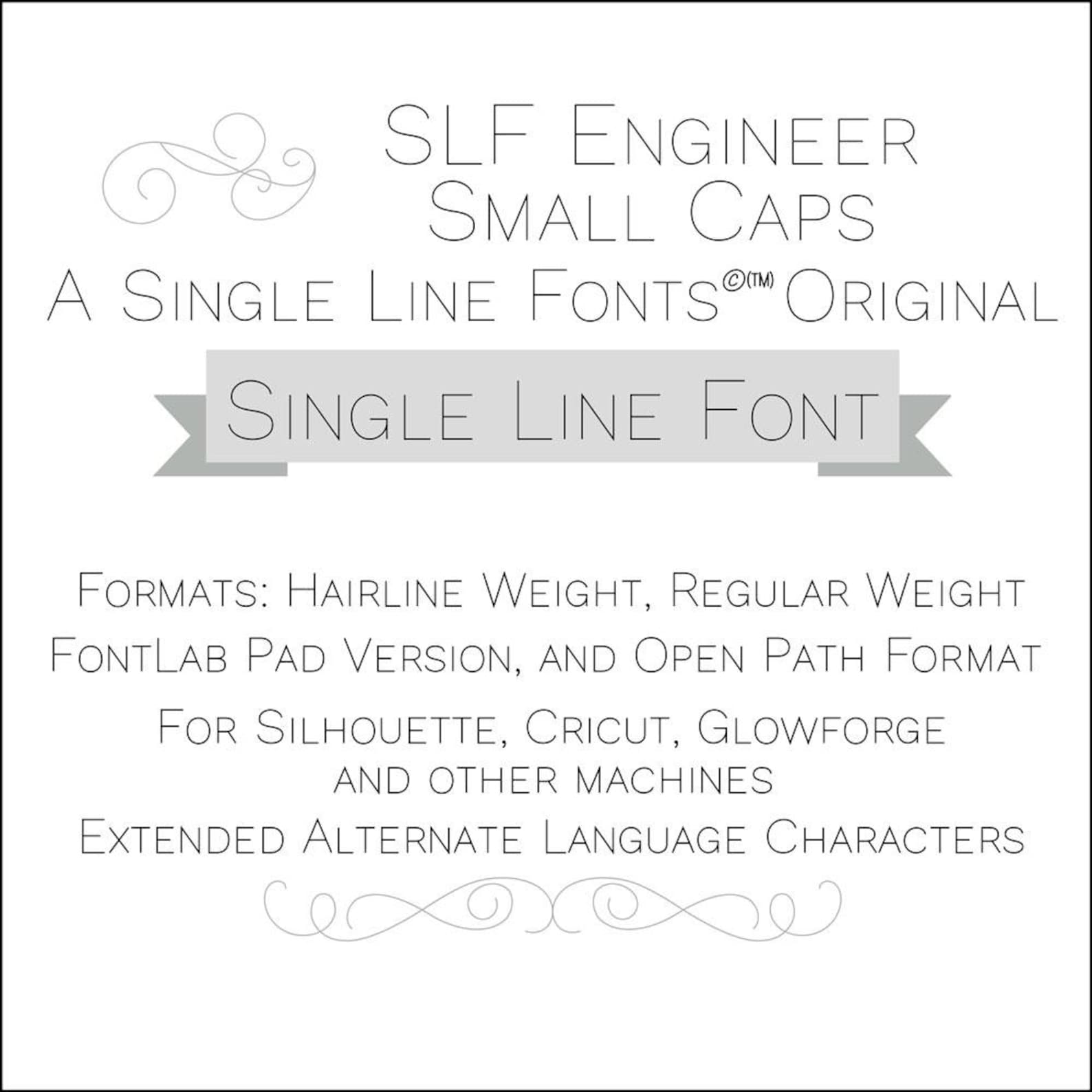 Small Caps Single Line Font • Cricut Writing, Sketch Pen & Laser ...