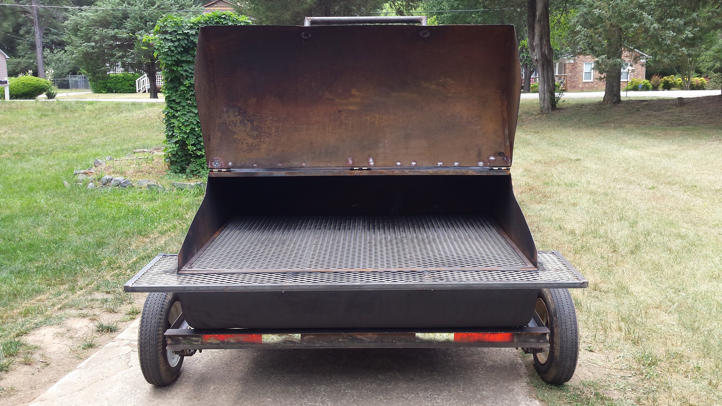 Pull Behind Offset Smoker Grill Etsy Canada