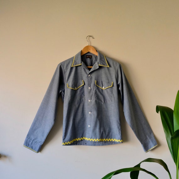 Perfect Patchwork Chambray Shirt