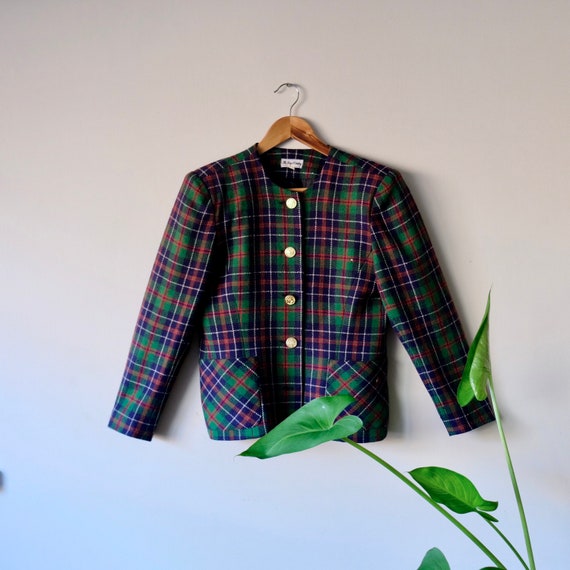 Perfect Vintage Tartan Blazer