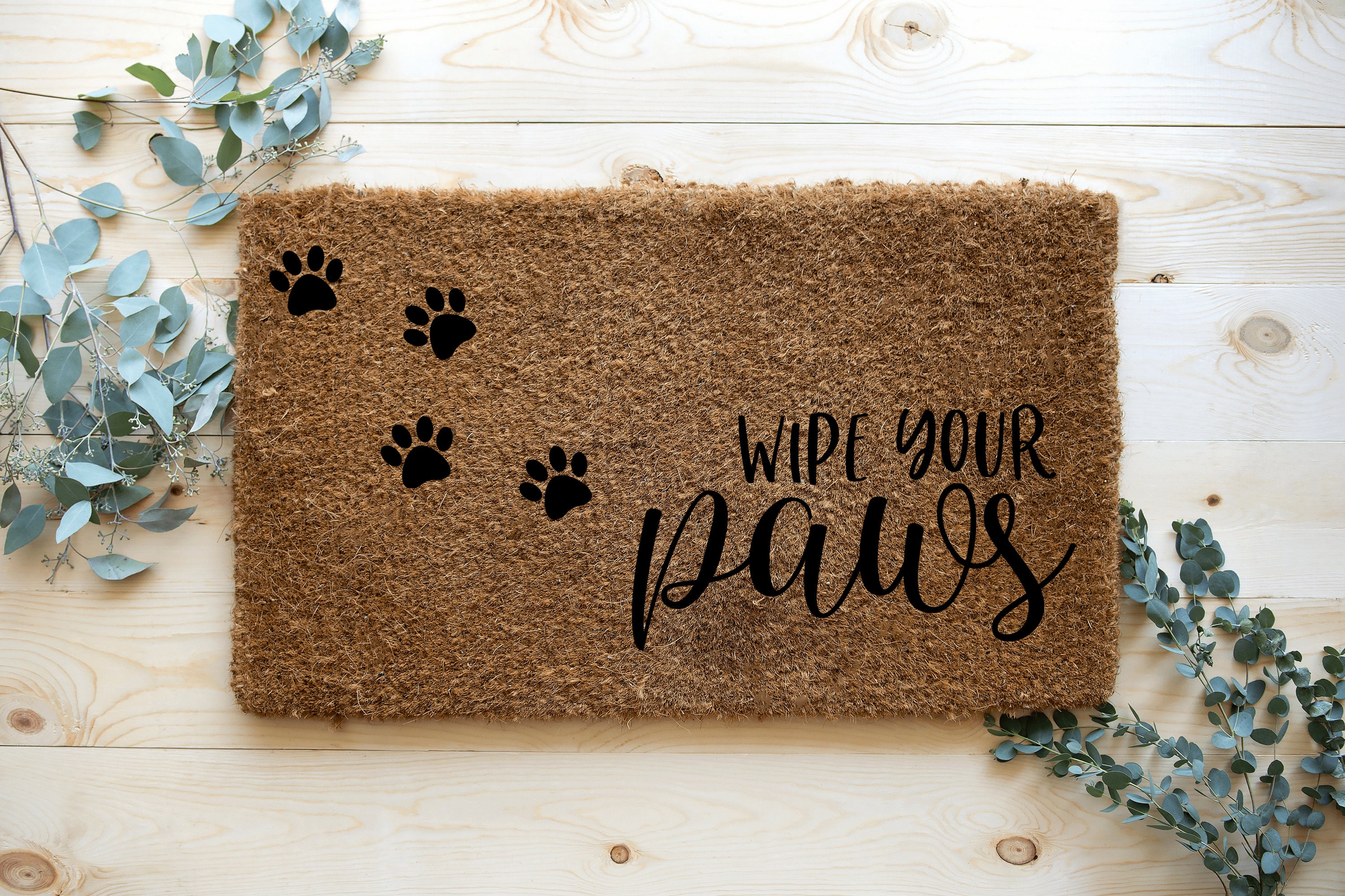 Wipe Your Paws Novelty Handmade Doormats Funny Doormats Etsy Australia