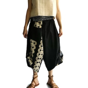 Samurai Pants Comfy pants fisherman pants Thai Cotton Trousers Aladdin pants Yoga pants Unisex spa Pants women man Harem Pants Boho Pants