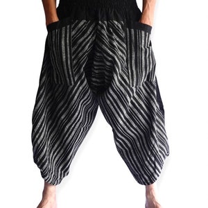 Samurai Haremshose Samurai Haremshose Herren Haremshose Freizeithose MännerHose Thai Baumwollhose
