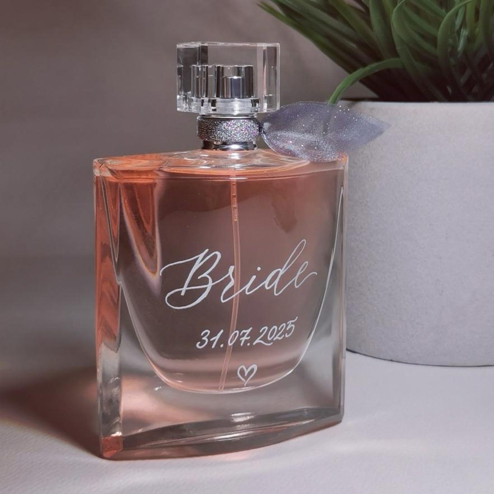 Custom Calligraphy Hand Engraved Perfume - Personalised Wedding ...