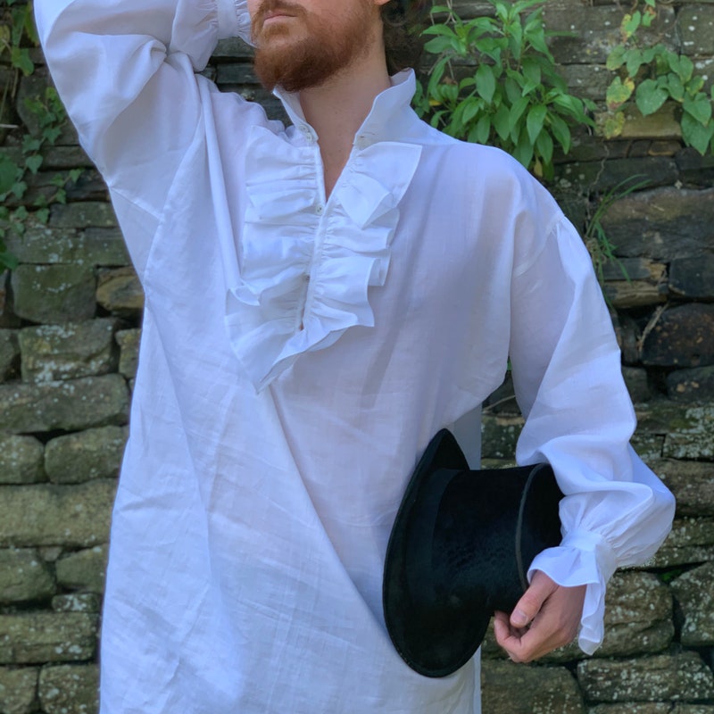 18th Century Shirt Ruffle - Etsy UK