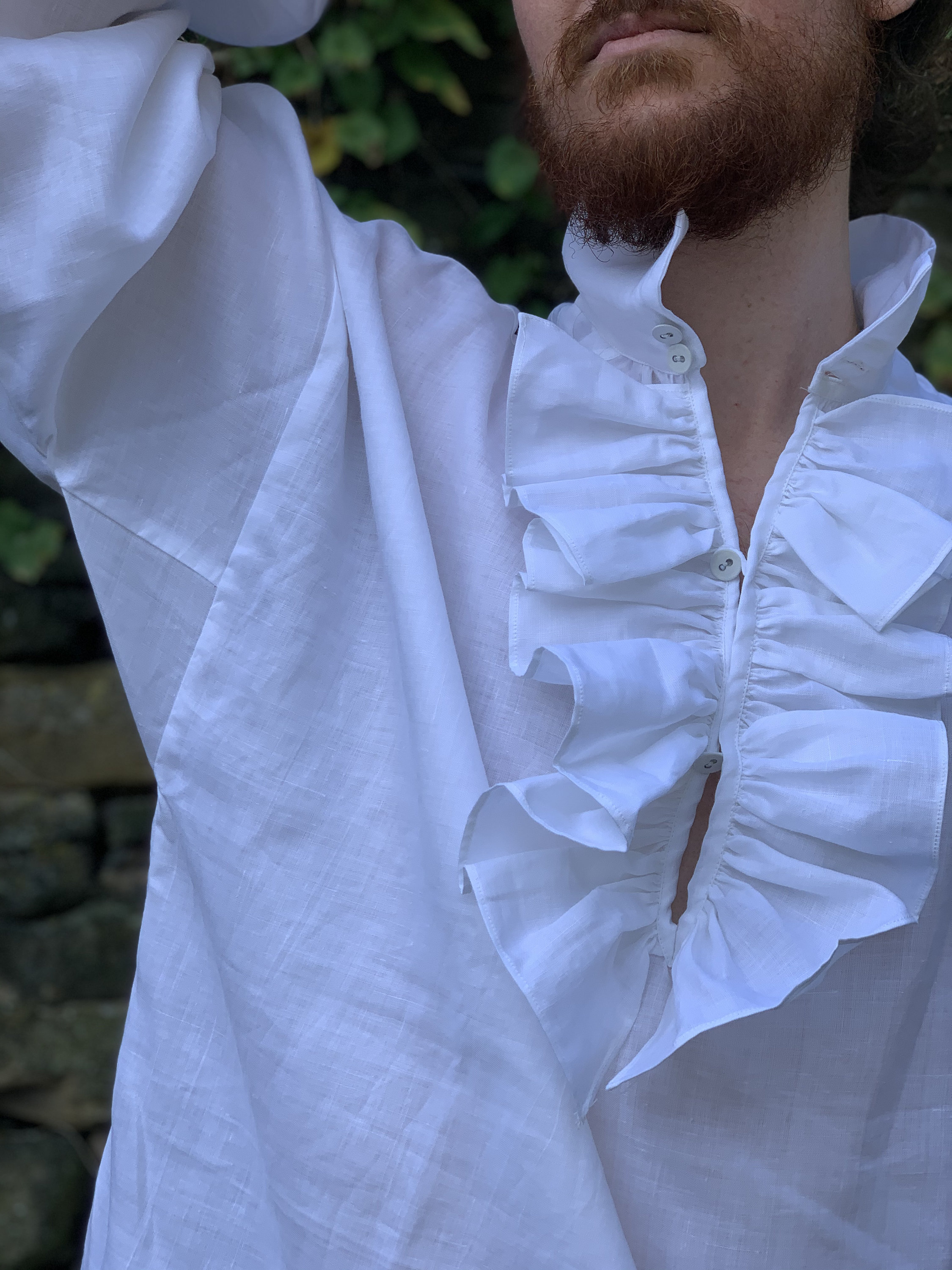 white dress shirt short sleeve Ash & Erie White Linen Short Sleeve Shirt for Short Men White Linen / M / Standard