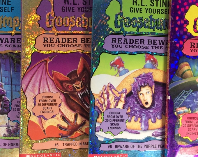 Your Choice Give Yourself Goosebumps, Choose Your Own Adventure Style YA Horror R.L. Stine Etsy Your Choice Give Yourself Goosebumps, Choose Your Own Adventure Style YA Horror R.L. Stine Etsy