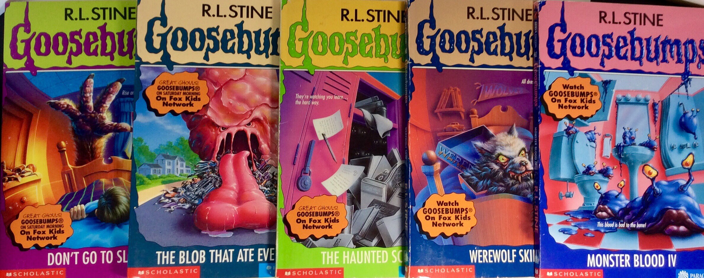 Your Choice Goosebumps R L Stine 1990s Horror Scholastic Etsy