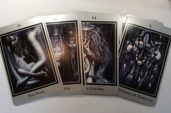 H.R. Giger Tarot Complete Set - Cards, Book, and Poster in