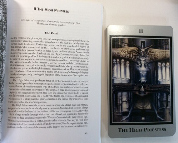 H.R. Giger Tarot Complete Set - Cards, Book, and Poster in Box - Etsy