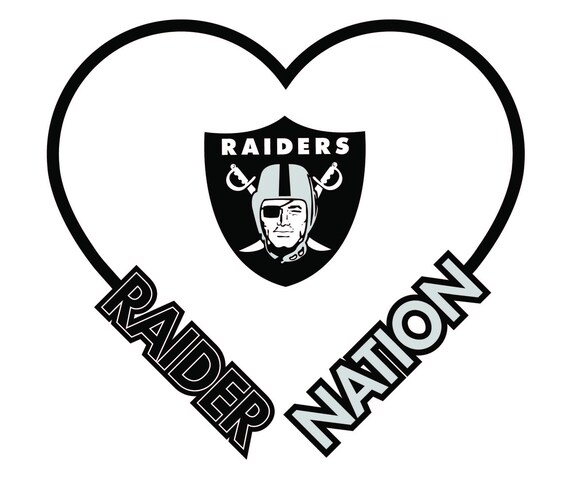 Download Raider Nation Heart Instant Download Raider Nation Clip Art Etsy