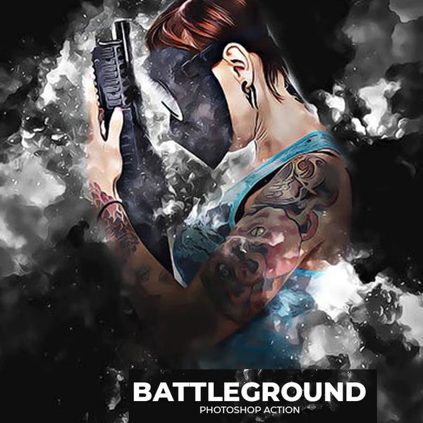 Battleground Photoshop Action