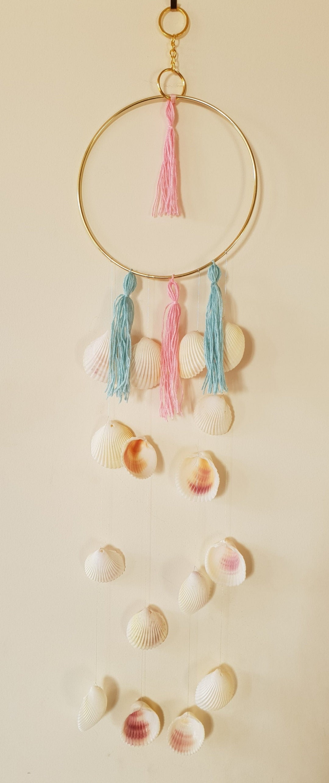 Cockleshell Shell Wind Chime, Tassel Shell Wind Chime, Wind Chime With ...