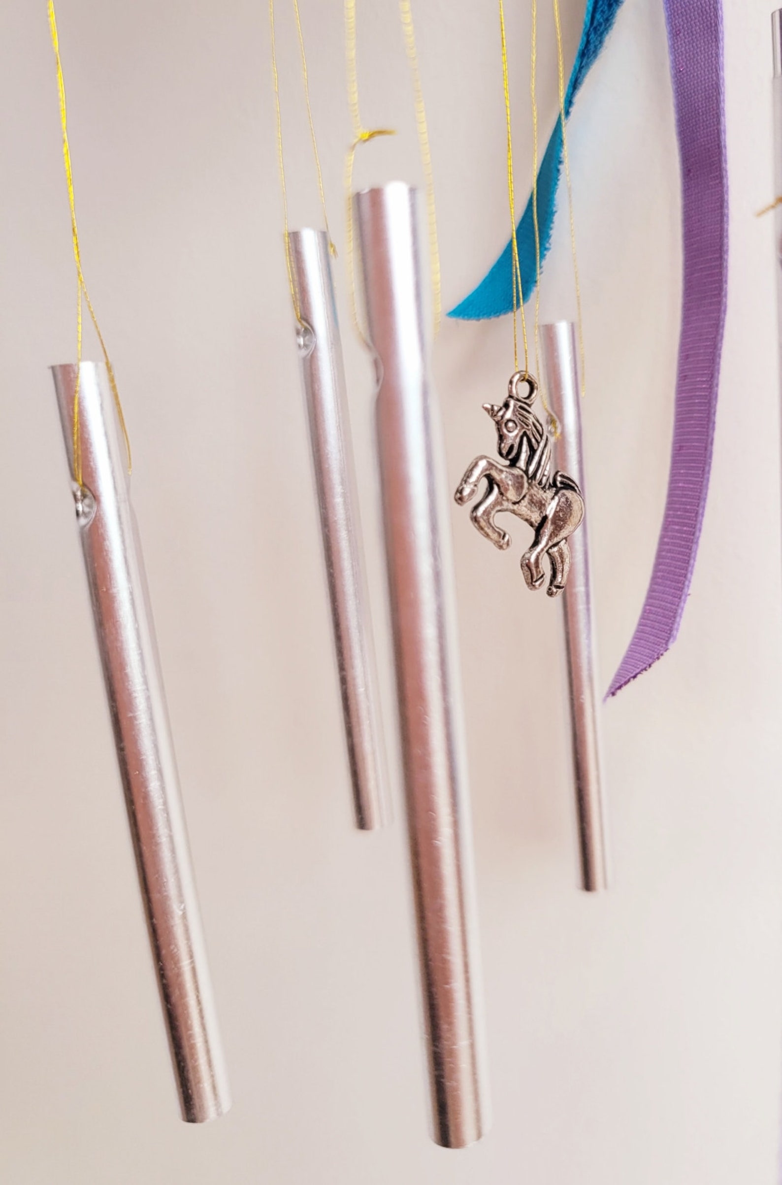 Unicorn Wind Chime Handmade Decoupage Etsy UK