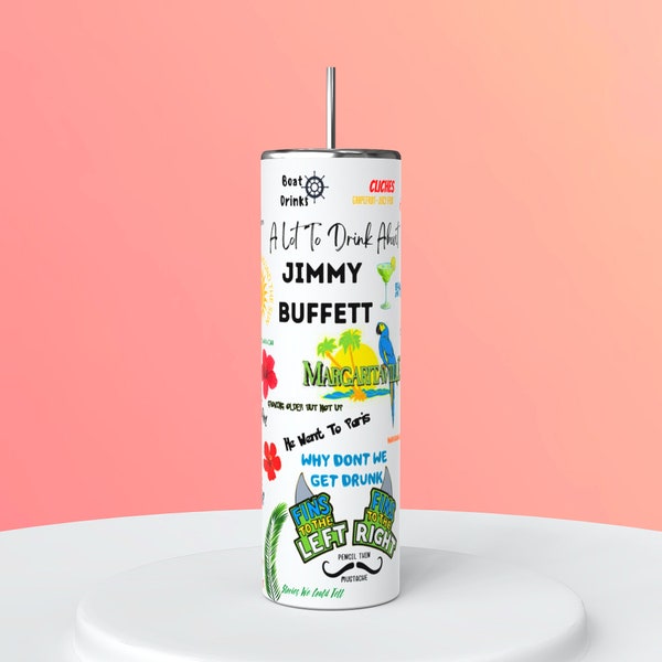 Jimmy Buffett Tumbler Wrap