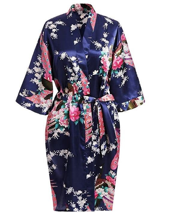 Beautiful Satin knee length kimonos | Etsy