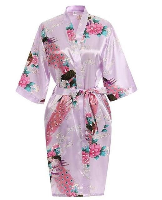 Beautiful Satin Knee Length Kimonos - Etsy UK