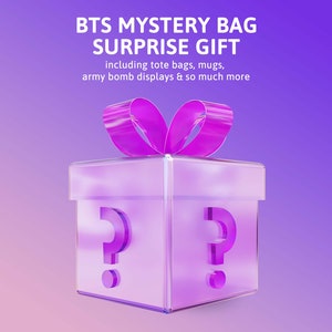 BTS Mystery box bag Surprise Gift Present RM Jin Suga J-Hope Jimin V Jungkook christmas