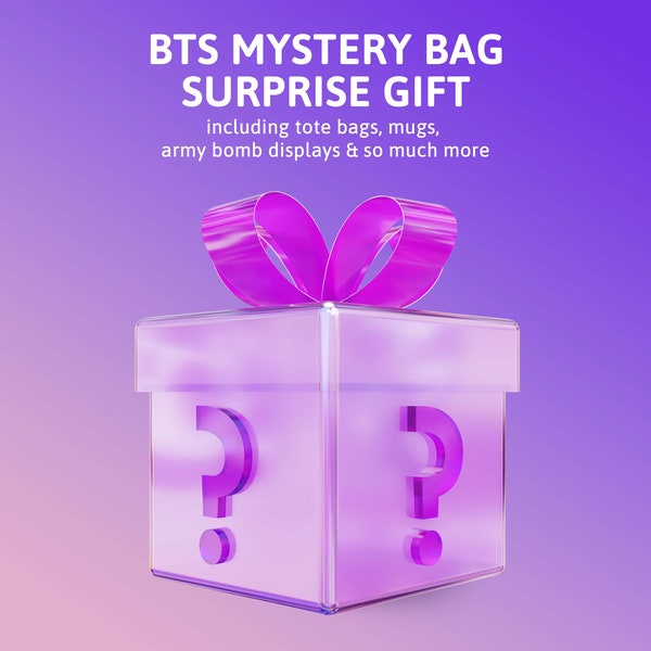 BTS Mystery Box Tasche Überraschung Geschenk Geschenk RM Jin Suga J-Hope Jimin V Jungkook Weihnachten