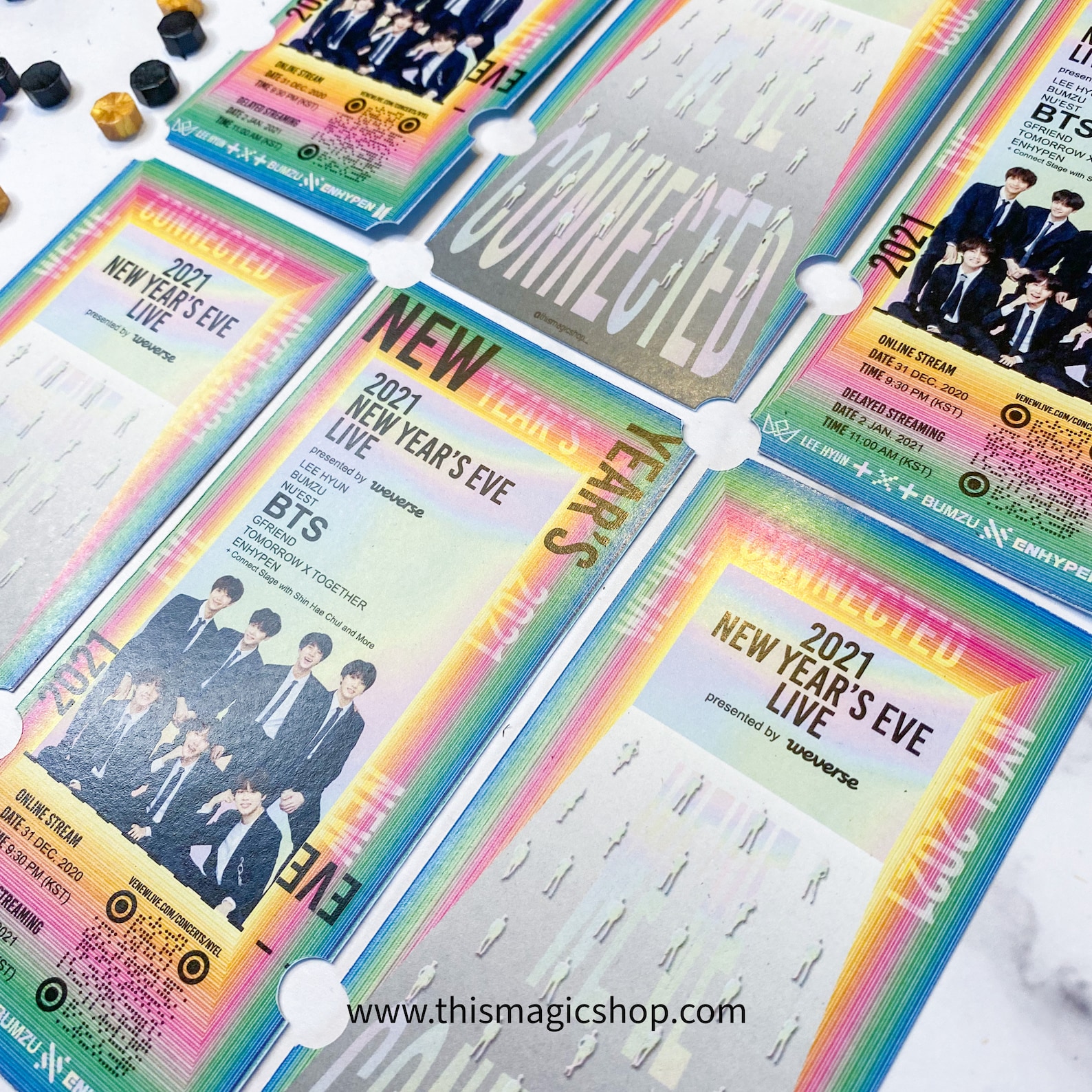 BTS TICKET set NYEL 2021 mots one Bring The Soul Etsy