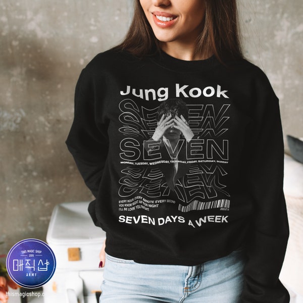 Jung Kook JK BTS "Seven" sweatshirt | Unisex Classic fit and soft feel