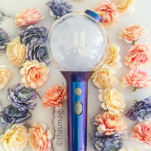 Light Stick Skin SE Lightstick Skin Kpop Decal Adesivo glitter scintillante pastello blu rosa rosa rosso bianco bang tan lightstick kpop