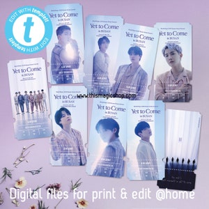 BTS yet to Come in Busan Member Digital TICKET Print at Home - Etsy