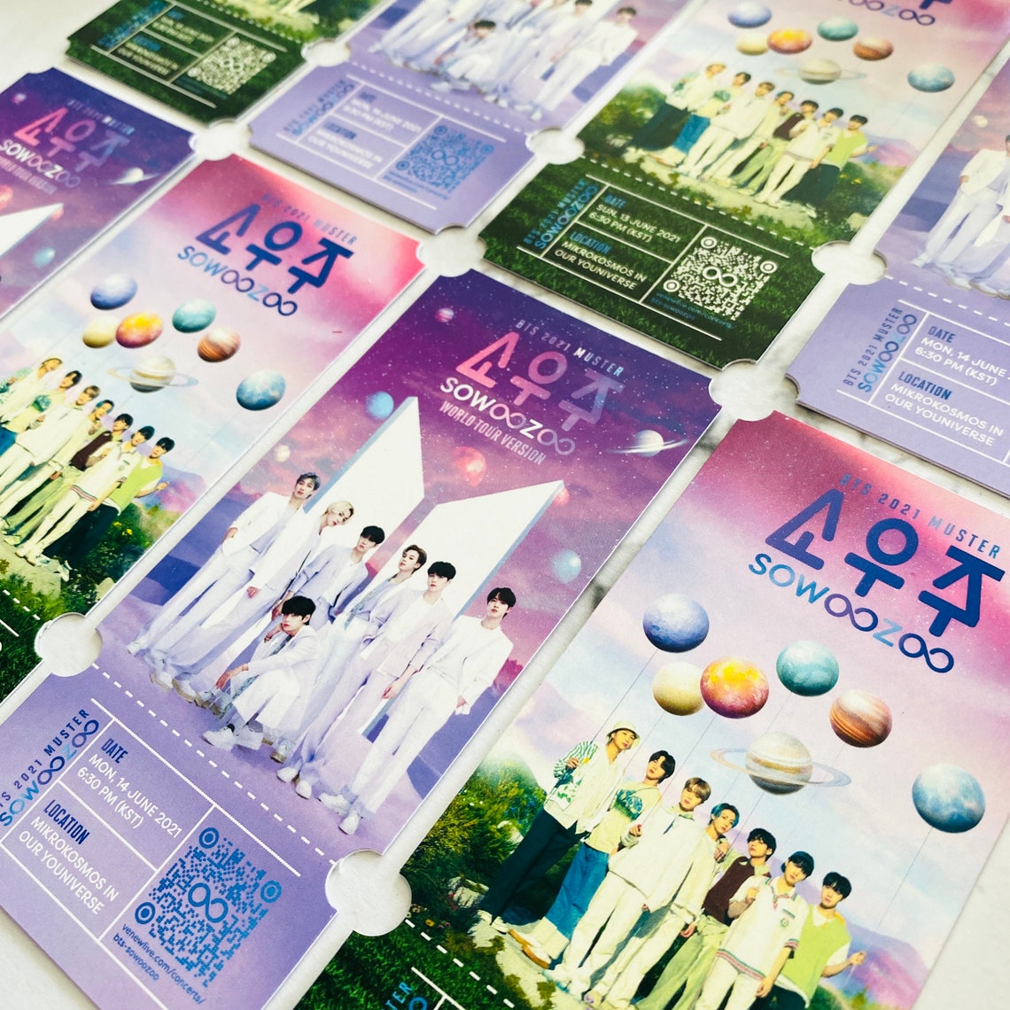 bts muster ticket sowoozoo ticket 2021 herdenkingsticket