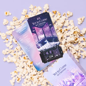 CINEMA Noch TICKET Busan Gedenkkarte Tracking persönlich Konzert KNALL TAN Lightstick kpop kommen