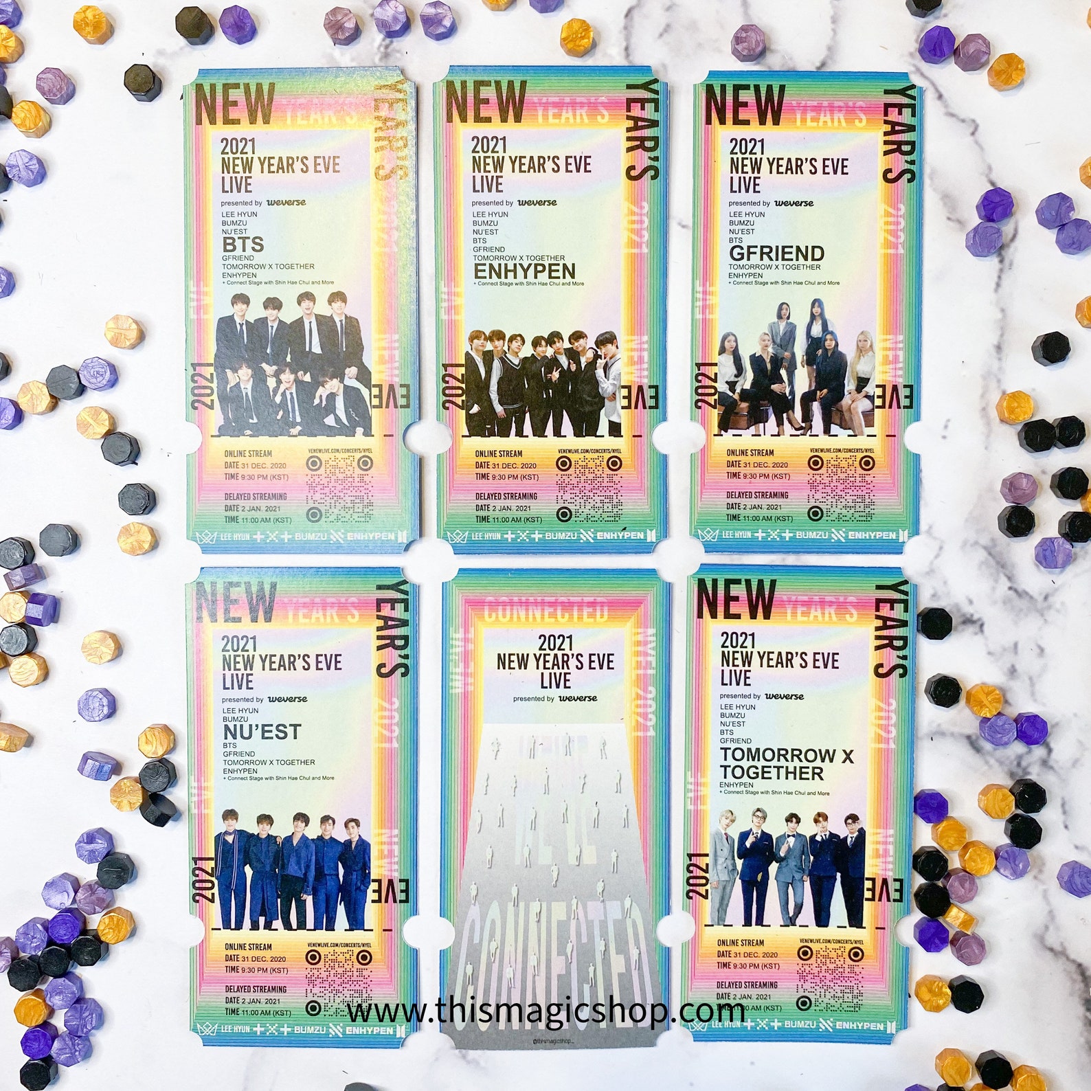 BTS NYEL 2021 TICKET New Year