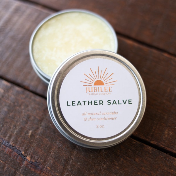 Leather Salve |  leather salve leather care leather conditioner natural leather balm leather cleaner universal leather care accessories