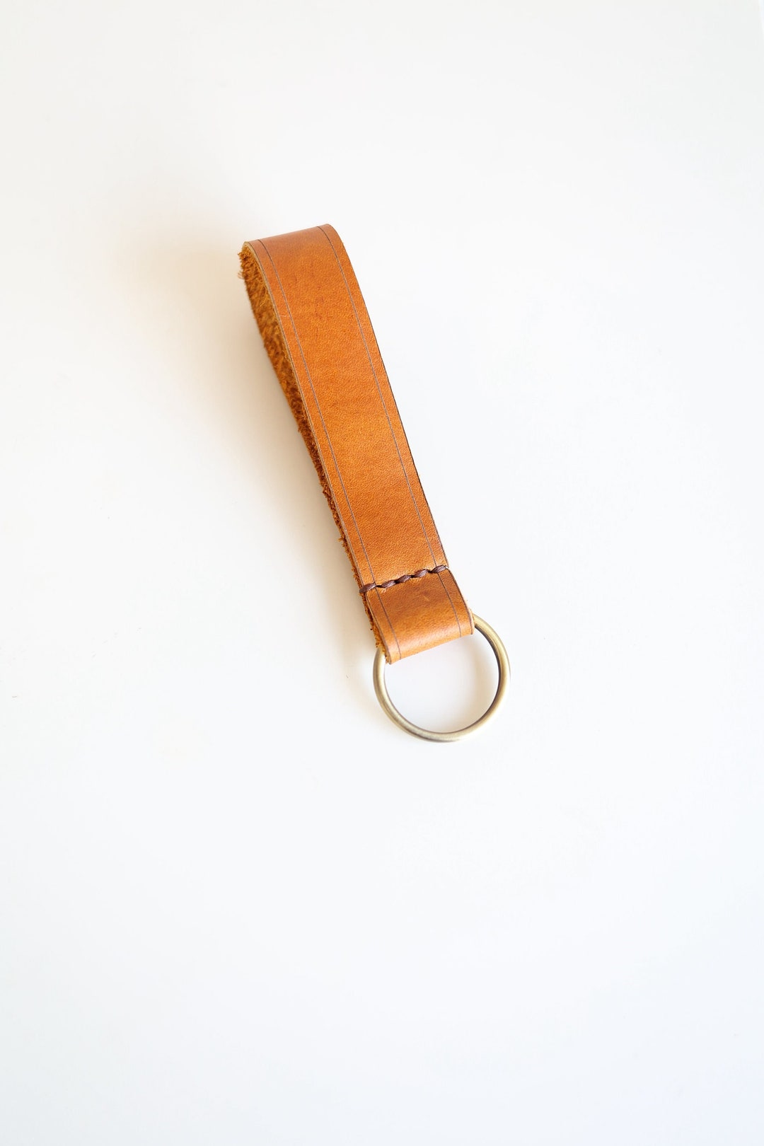 Leather Keychain Leather Keyring Handmade Leather Key Holder Keychain