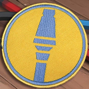 Team blue Iron-on Soldier patch Handmade TF2 Sew-on embroidery Team Fortress Velcro embroidered patch Velcro custom Gaming patch gift
