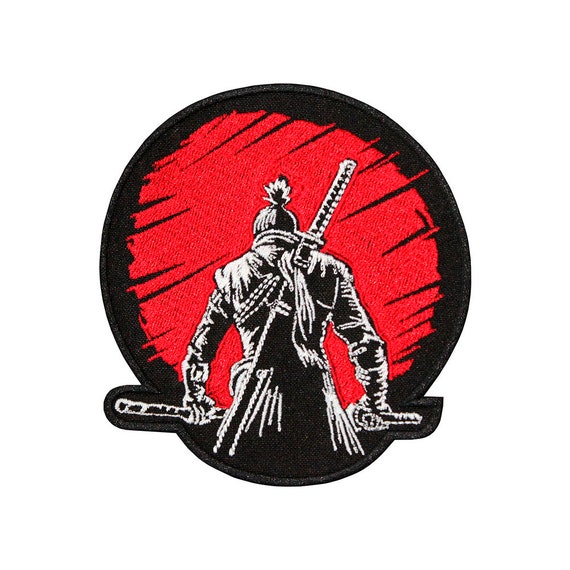 Demon Samurai Cyberpunk patch 2077 embroidered Sew-on / Iron-on / Velcro  Johny Silverhand band
