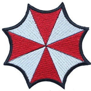 RE Umbrella Corp patch Handgemaakte Resident Evil borduurwerk Airsoft Sleeve patch Corporation Paraplu sticker opnaaiende gaming cadeau