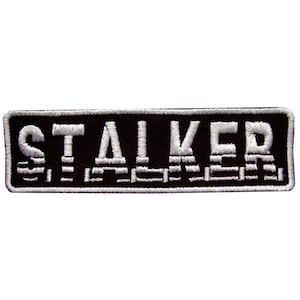 Stalker Iron-on patch / Sew-on Airsoft embroidery / Stalker cosplay patch / Halloween embroidered gift / Ukrainian tactical Velcro patch