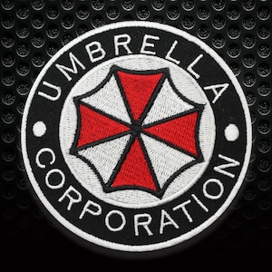 Property of Umbrella Corporation Resident Evil Umbrella PATCH, 2PC PVC  RUBBER