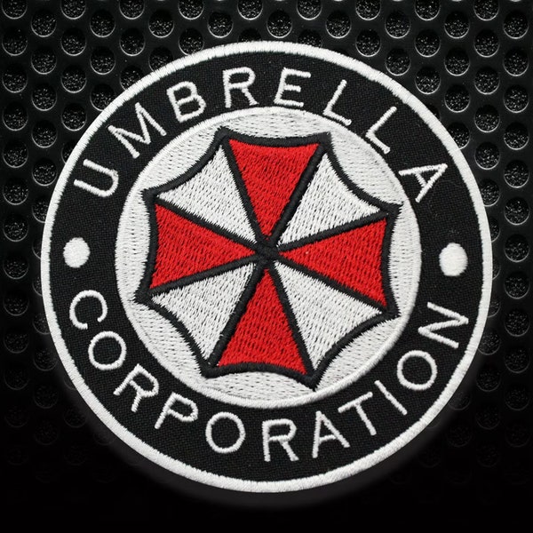Resident Evil Patch Umbrella Corp Halloweensticker aufnäher mit Klettverschluss zum aufnähen